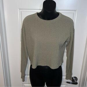 ARITZIA WILFRED FREE Crewneck Crop Sweater